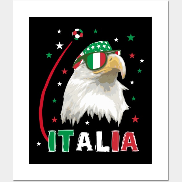 Italia Soccer T-Shirt Wall Art by Nerd_art